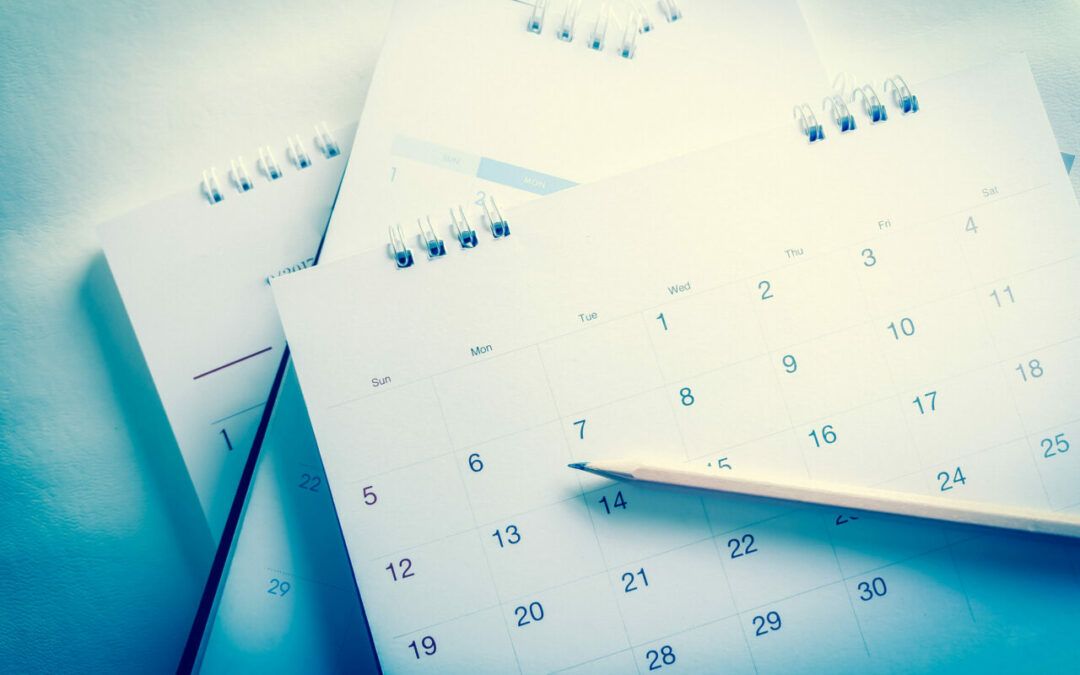 Pile of calendars