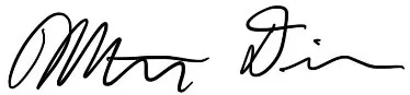 Matt Dines signature