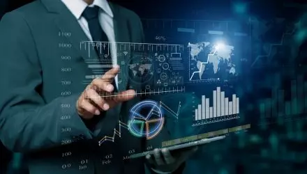 Person interacting with dashboard